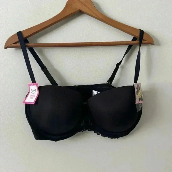 NWT Maidenform Womens Convertible Push Up Bra with Lace 40D - Picture 3 of 8